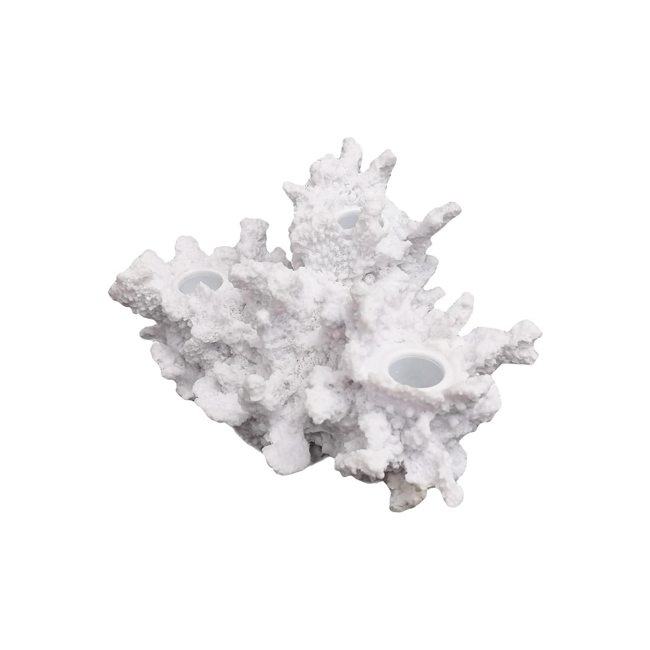 8" Faux Coral 3-Tier Taper Candle Holder by Ashland®